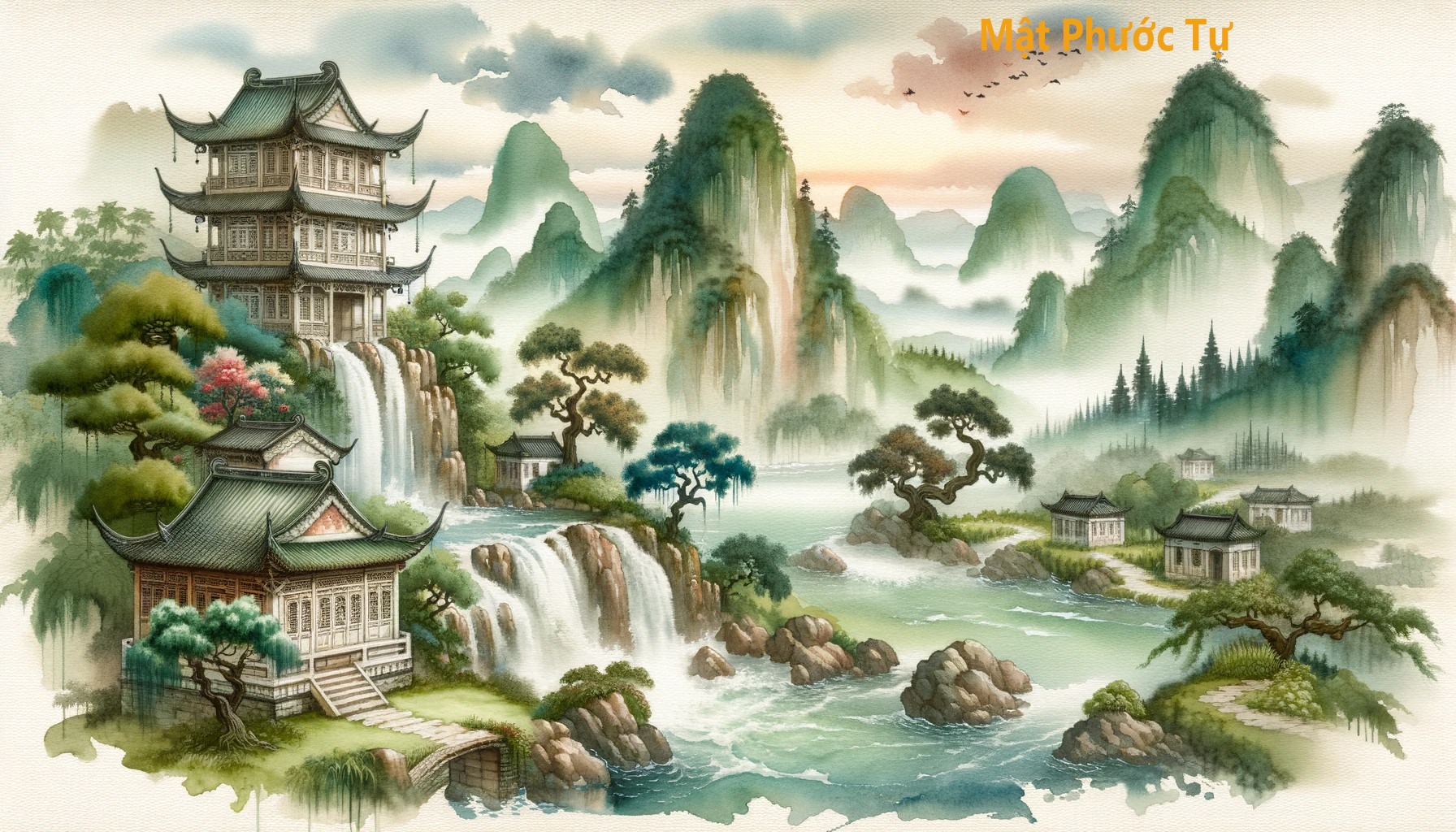 mật phước tự hoa sen trong giếng ngọc phước thiên ân