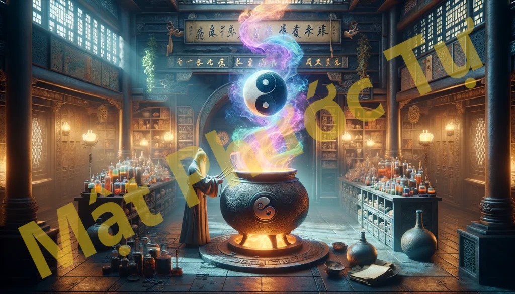lò bát quái luyện đan mật phước tự