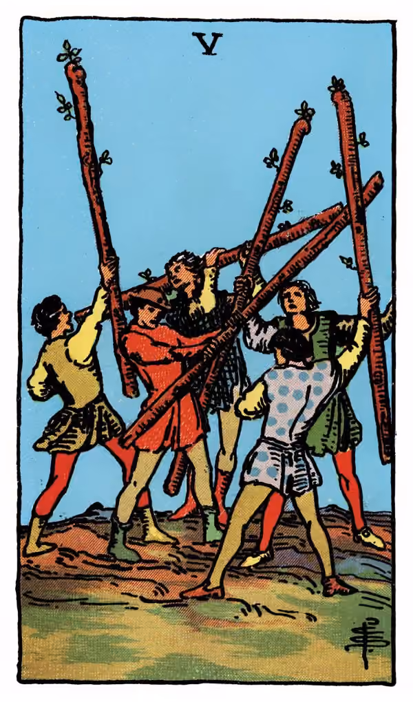 Five of Wands