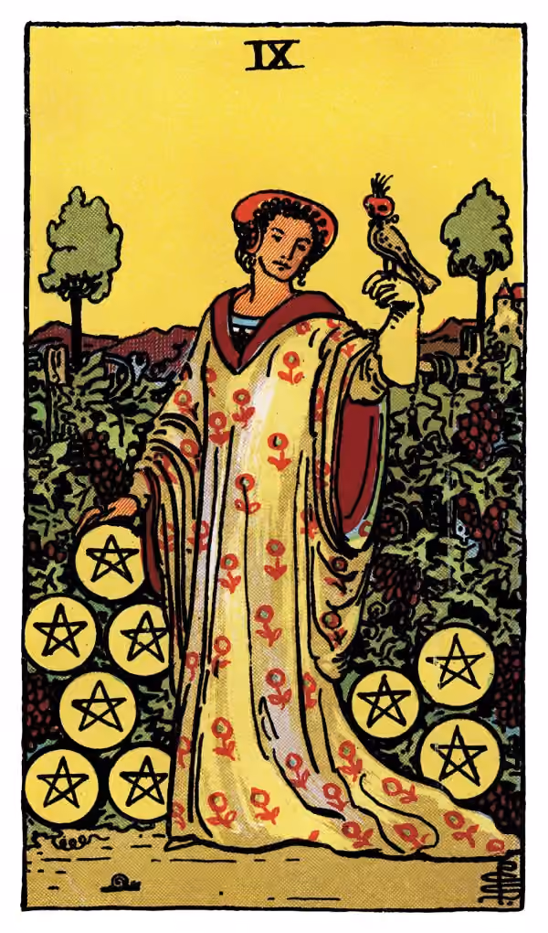 Nine of Pentacles