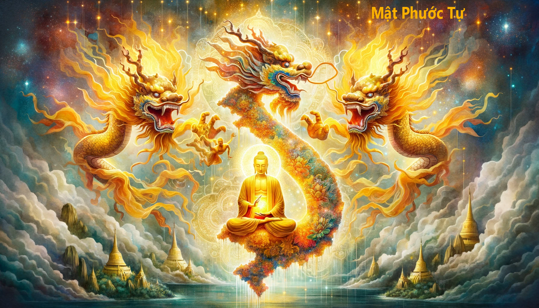 mât phước tự chùa mật tông việt nam