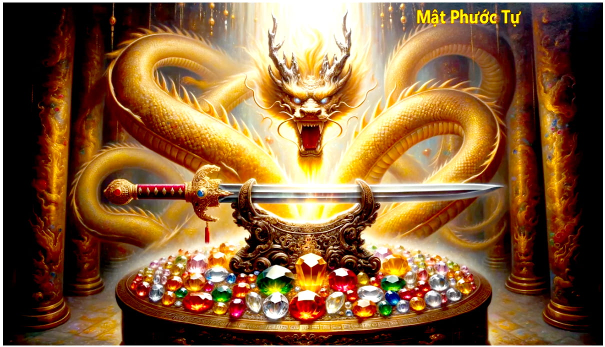 thanh gươm định quốc mật phước tự thầy quảng nghệ