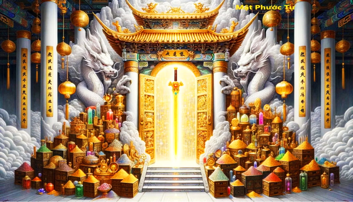 bảo kiếm mở kho tàng thầy quảng nghệ- mật phước tự