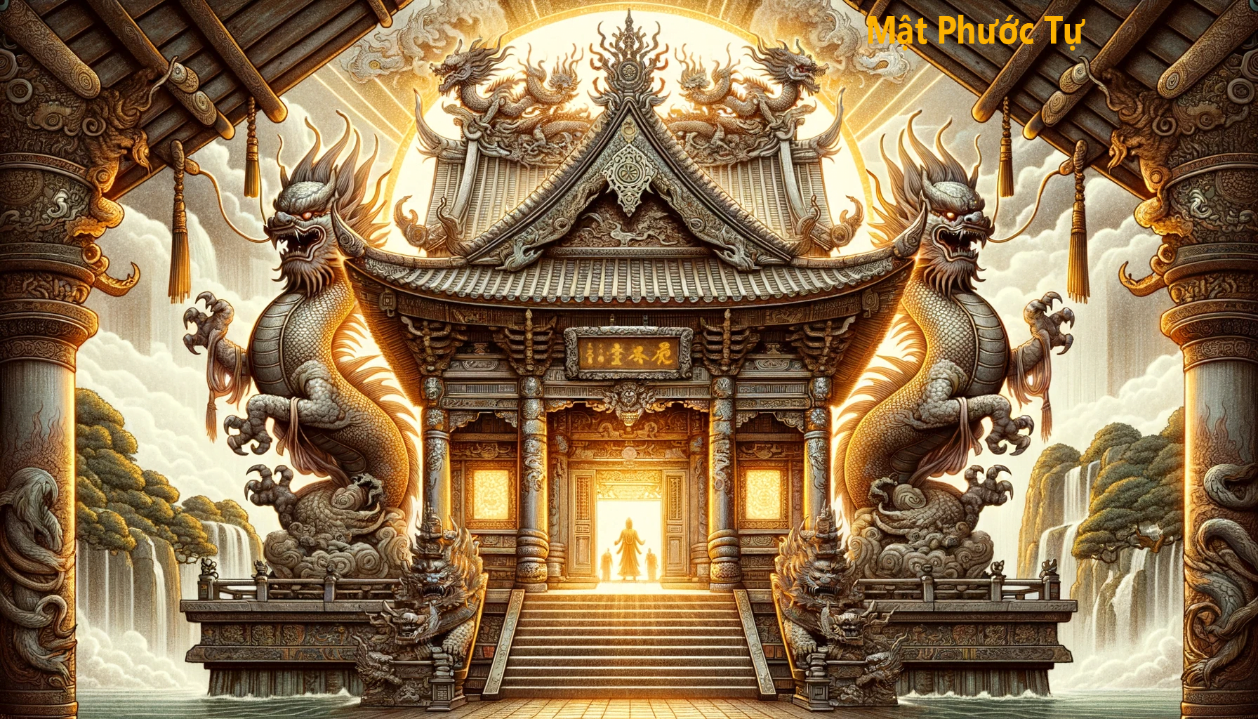 mật phước tự nhân tuyển xây chùa