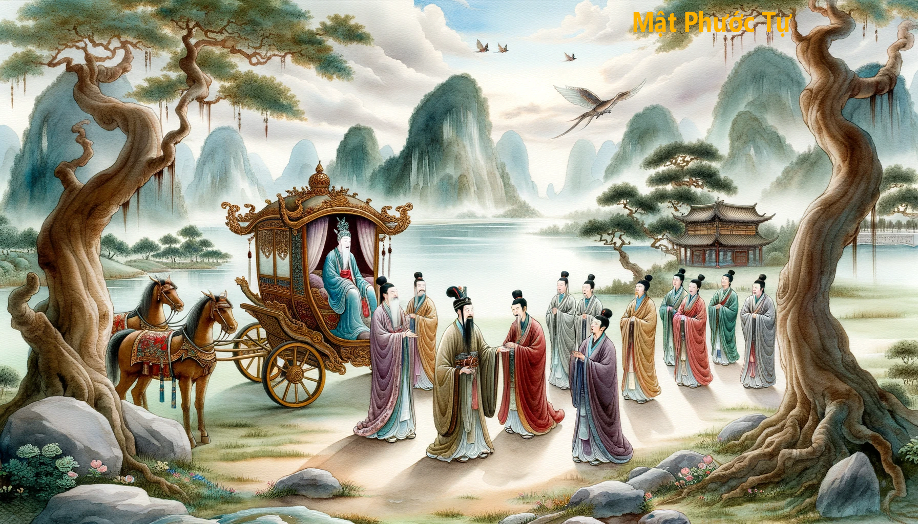 mật phước tự chu văn vương mời khương tử nha về dinh