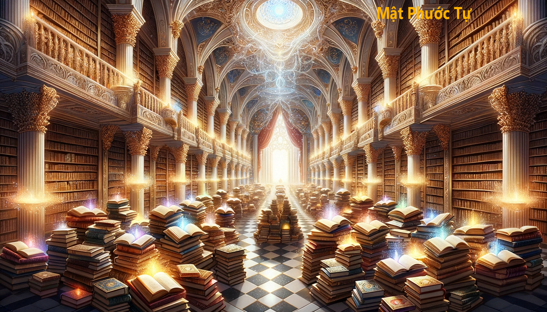 mật phước tự. thiên đàng .tàng kinh các