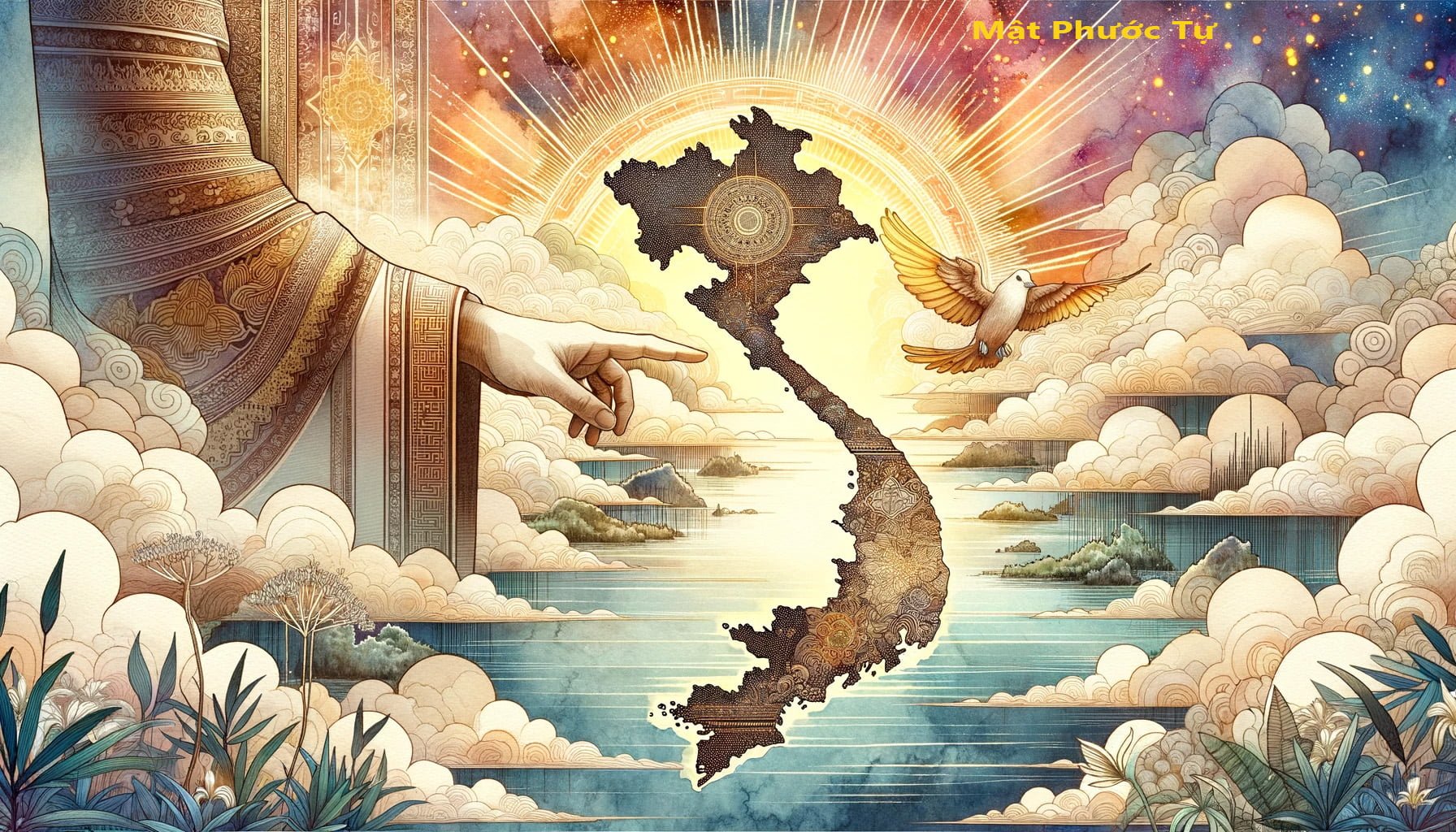 mật phước tự việt nam pháp vàng