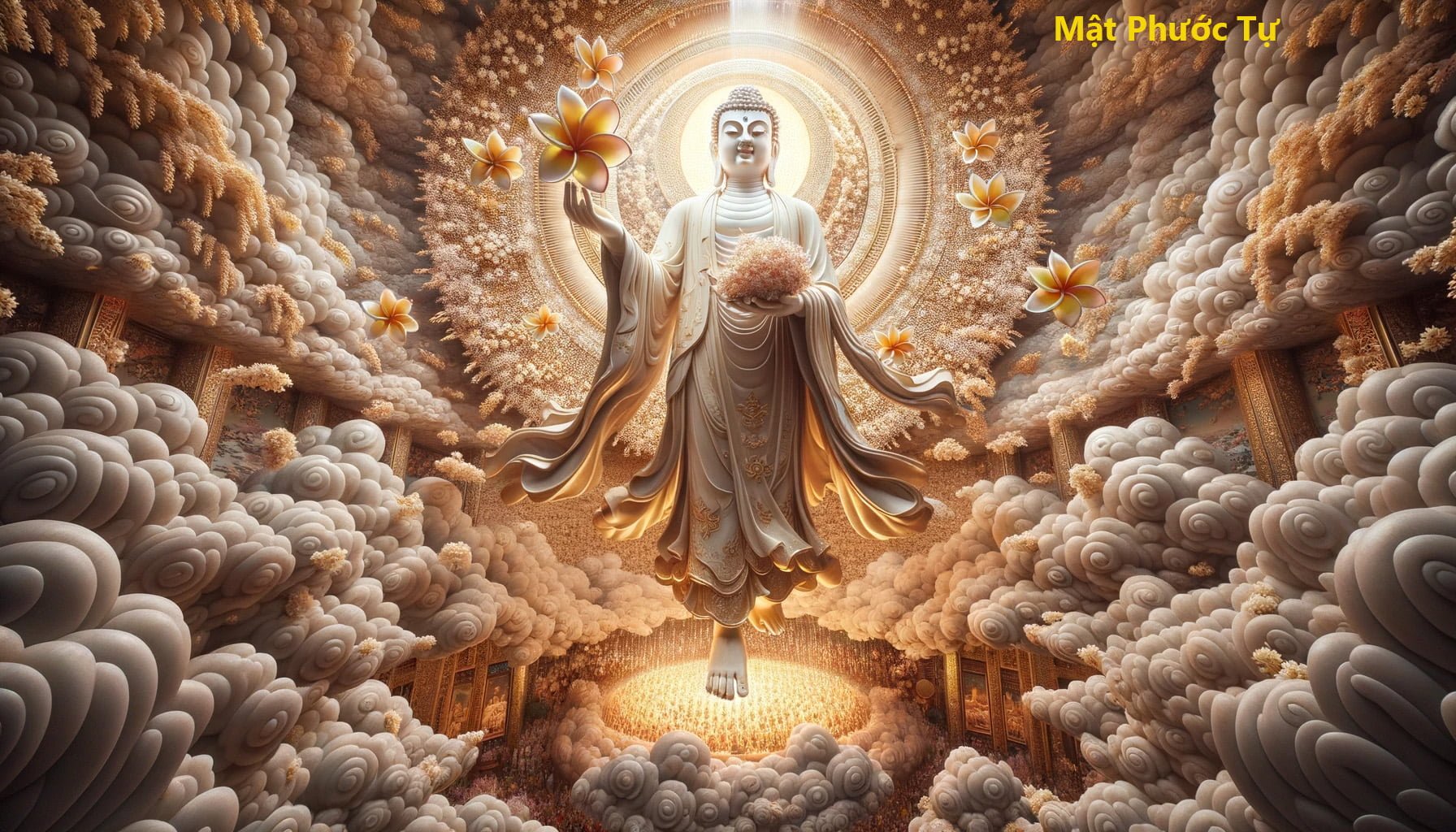 Mật phước tự- Thầy Quảng Nghệ - Kinh Nghiệm đầu tiên về Phật Quyền