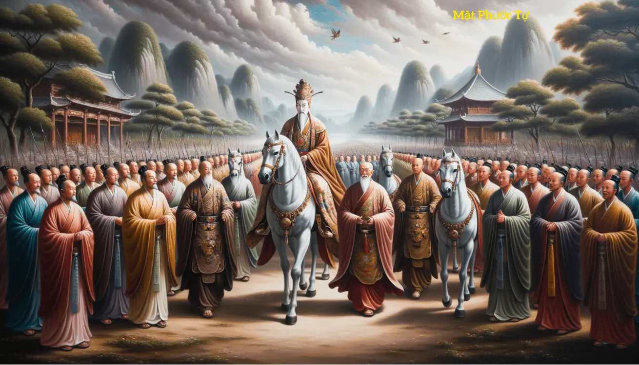 mật phước tự huyền trang gặp vua ấn độ