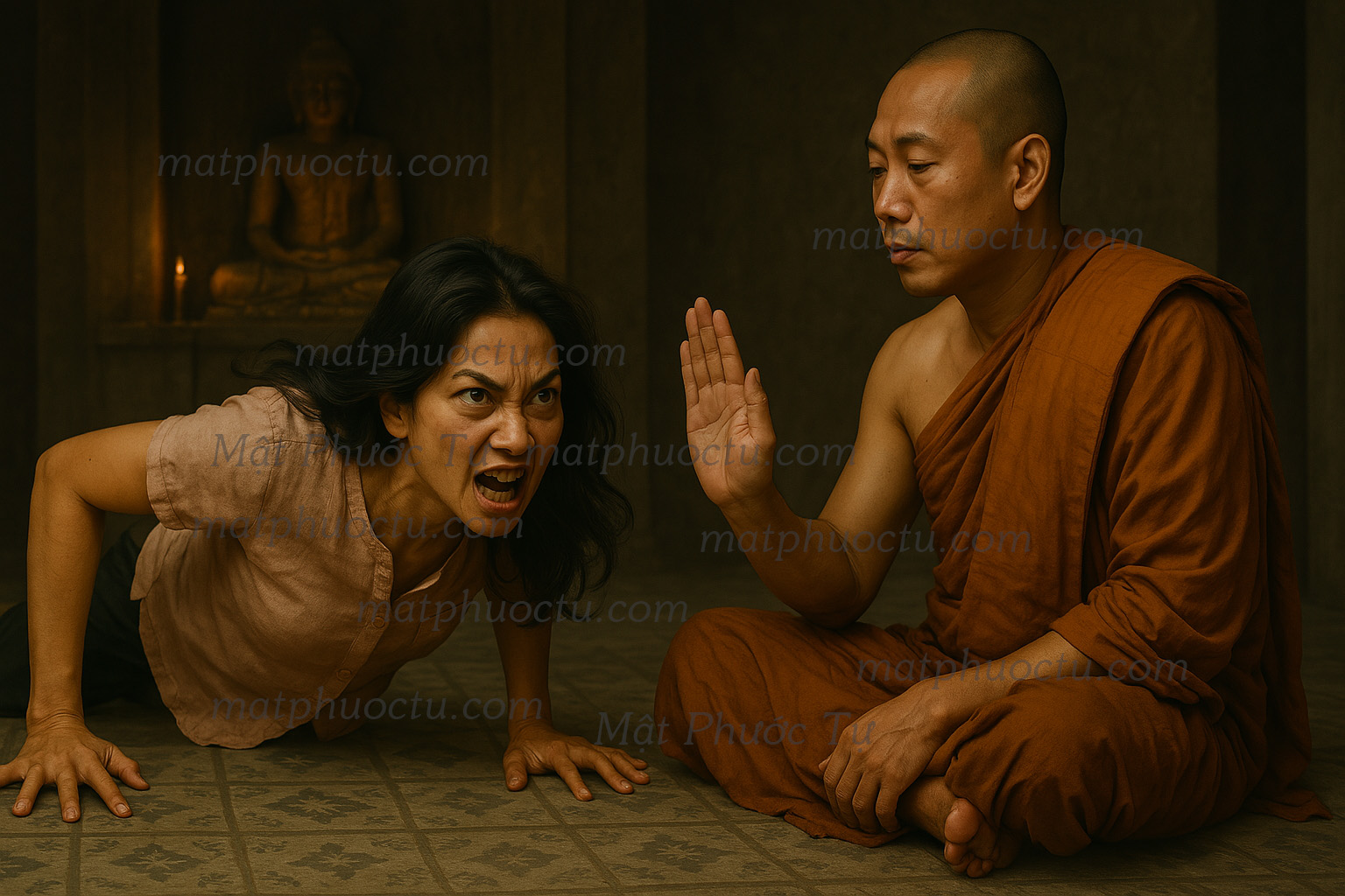 trừ tà ở chùa linh quang tịnh xá