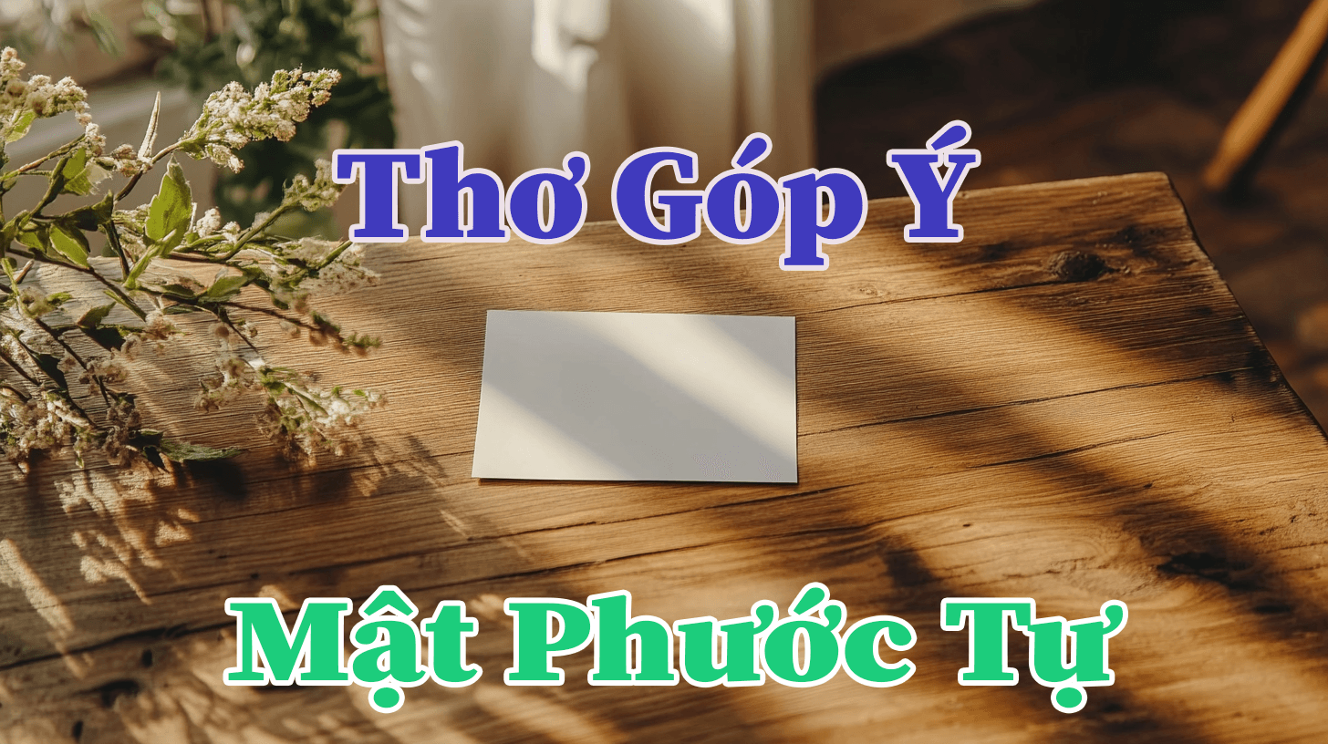 thơ góp ý mật phước tự