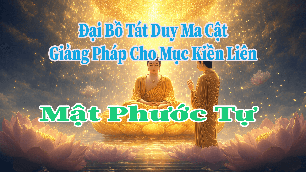 đại bồ tát duy ma cật giảng pháp cho mục kiền liên