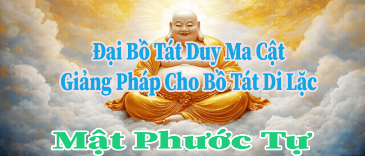 đại bồ tát duy ma cật thuyết giảng pháp cho bồ tát di lặc mật phước tự