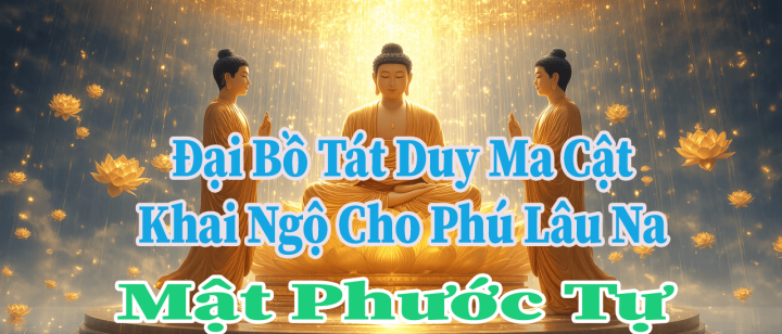 đại bồ tát duy ma cật khia ngộ cho phú lâu na mật phước tự